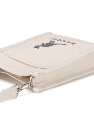 Kangol Hexa Canvas Mini Cross Bag- Ivory 3121